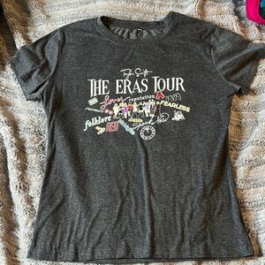 Taylor Swift Gray The Eras Tour Tee
